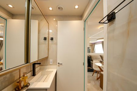 Apartamento para alugar com 38m², 2 quartos e sem vaga Apartamento para alugar com 38m², 2 quartos e sem vagaBanheiro