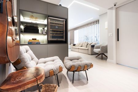 Apartamento para alugar com 136m², 3 quartos e 2 vagasSala