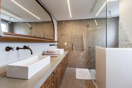 Apartamento para alugar com 136m², 3 quartos e 2 vagasBanheiro da Suíte 3