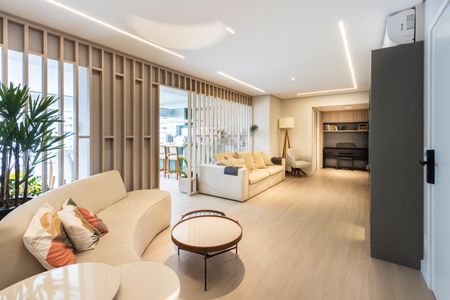 Sala de apartamento para alugar com 3 quartos, 136m² em Vila Anastácio, São Paulo