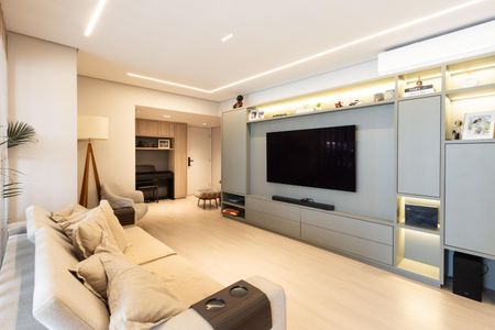 Sala de apartamento para alugar com 3 quartos, 136m² em Vila Anastácio, São Paulo