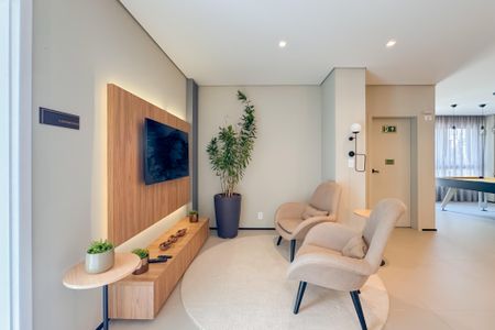 Studio para alugar com 27m², 1 quarto e sem vaga Studio para alugar com 27m², 1 quarto e sem vagaLounge