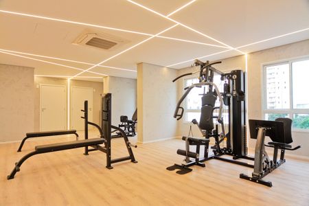 Apartamento para alugar com 60m², 2 quartos e 2 vagas Apartamento para alugar com 60m², 2 quartos e 2 vagasÁrea comum - Academia