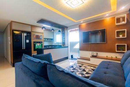 Sala/Cozinha de apartamento à venda com 2 quartos, 73m² em Jardim Triana, São Paulo