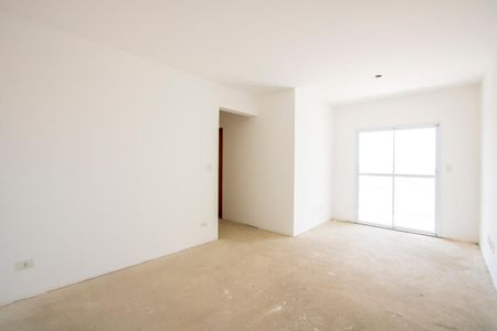 Sala de apartamento à venda com 3 quartos, 86m² em Vila Alzira, Santo André