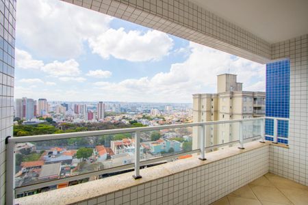 Varanda da sala de apartamento à venda com 3 quartos, 85m² em Vila Alzira, Santo André