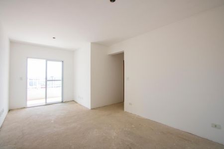 Sala de apartamento à venda com 3 quartos, 86m² em Vila Alzira, Santo André