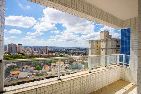 Varanda da sala de apartamento à venda com 3 quartos, 86m² em Vila Alzira, Santo André