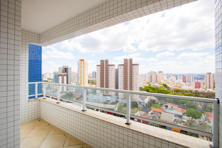 Varanda da sala de apartamento à venda com 3 quartos, 85m² em Vila Alzira, Santo André