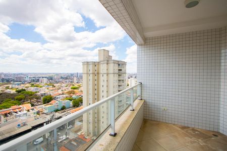 Varanda da sala de apartamento à venda com 3 quartos, 85m² em Vila Alzira, Santo André