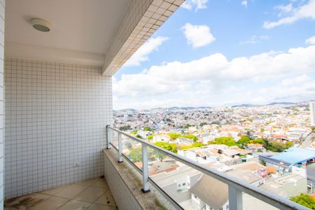 Varanda da sala de apartamento à venda com 3 quartos, 85m² em Vila Alzira, Santo André