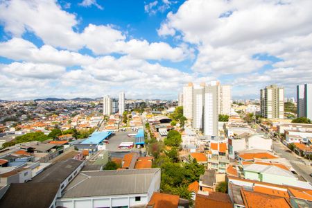 Vista da varanda de apartamento à venda com 3 quartos, 86m² em Vila Alzira, Santo André