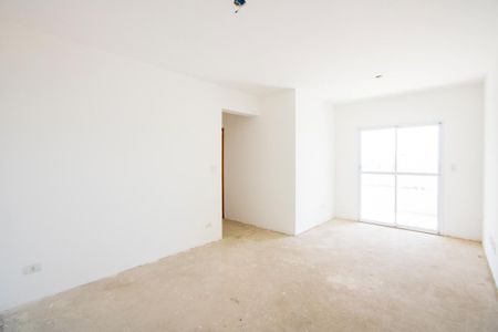 Sala de apartamento à venda com 3 quartos, 86m² em Vila Alzira, Santo André