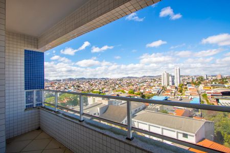 Varanda da sala de apartamento à venda com 3 quartos, 86m² em Vila Alzira, Santo André