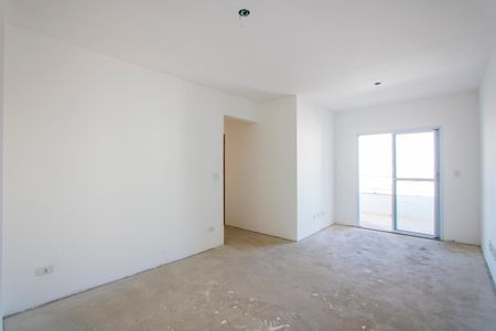 Sala de apartamento à venda com 3 quartos, 86m² em Vila Alzira, Santo André