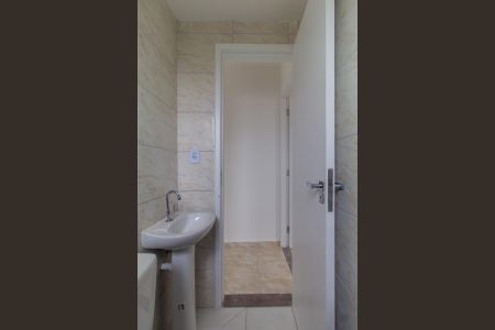 Banheiro Social de apartamento à venda com 1 quarto, 30m² em Vila Bela, São Paulo