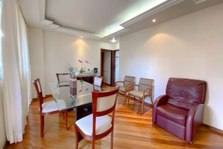 Sala de apartamento à venda com 3 quartos, 100m² em Carmo, Belo Horizonte