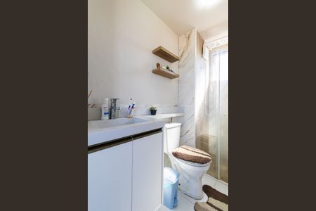 Apartamento à venda com 67m², 3 quartos e sem vagaBanheiro da Suíte