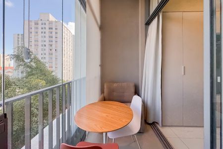 Apartamento para alugar com 25m², 1 quarto e sem vagaVaranda