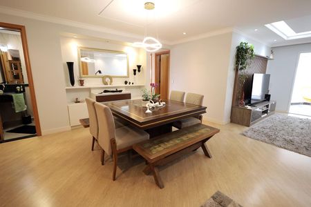 Sala de Jantar de apartamento à venda com 3 quartos, 129m² em Vila Assunção, Santo André