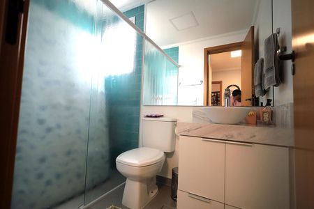 Apartamento à venda com 129m², 3 quartos e 2 vagasBanheiro da Suíte 3