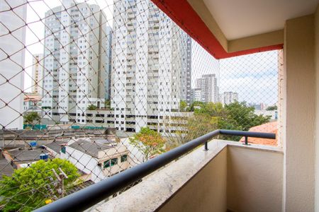 Varanda da Sala de apartamento para alugar com 3 quartos, 75m² em Vila Gilda, Santo André