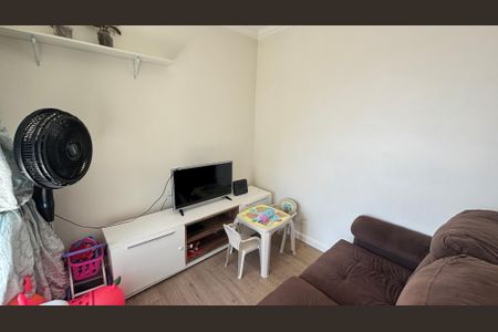 Sala de apartamento à venda com 2 quartos, 52m² em Vila Alzira, Santo André