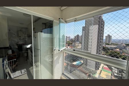 Varanda de apartamento à venda com 2 quartos, 52m² em Vila Alzira, Santo André