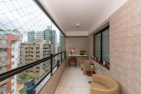 Varanda de apartamento à venda com 4 quartos, 136m² em Belvedere, Belo Horizonte