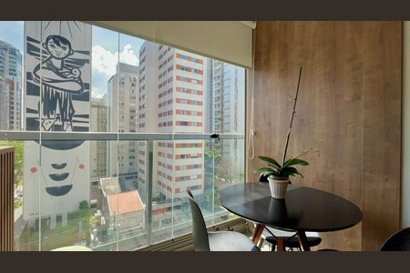 Studio à venda com 29m², 1 quarto e 1 vagaVaranda