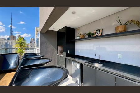 Studio à venda com 29m², 1 quarto e 1 vagaÁrea comum - Churrasqueira