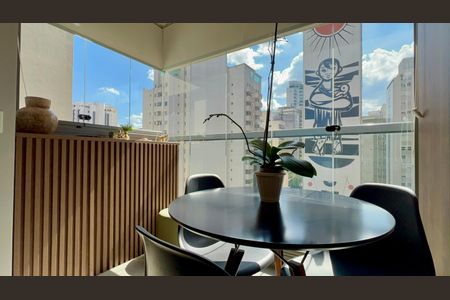 Studio à venda com 29m², 1 quarto e 1 vagaVaranda