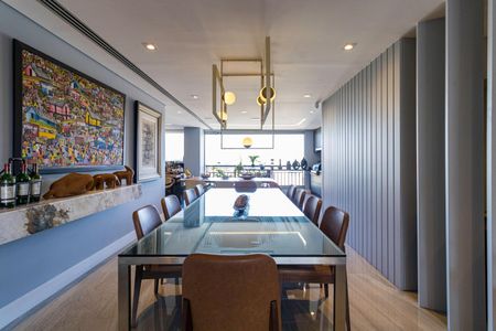 Sala de Jantar de apartamento à venda com 3 quartos, 252m² em Real Parque, São Paulo