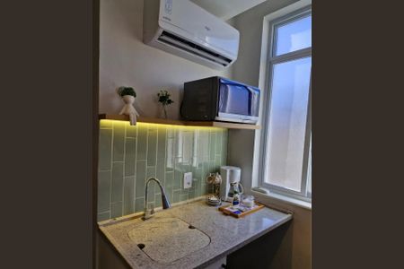 Cozinha de kitnet/studio à venda com 1 quarto, 30m² em Centro, Rio de Janeiro