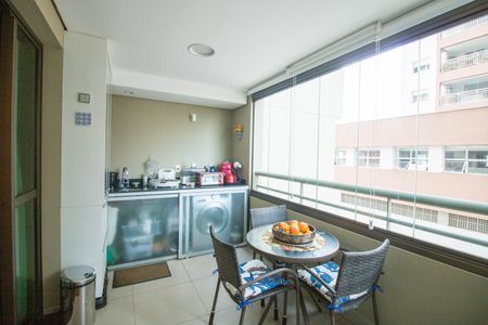 Varanda da Sala de apartamento à venda com 2 quartos, 60m² em Brooklin, São Paulo