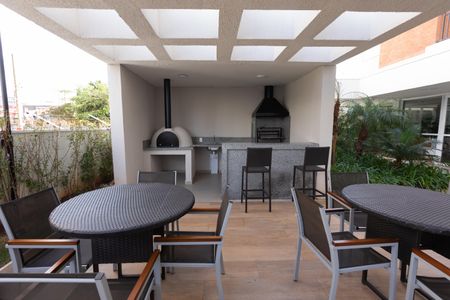 Apartamento à venda com 46m², 1 quarto e 1 vagaChurrasqueira