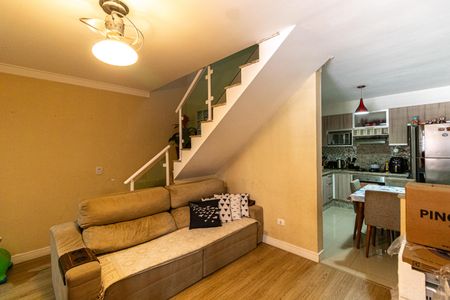 Sala de casa de condomínio à venda com 2 quartos, 75m² em Vila Carolina, São Paulo