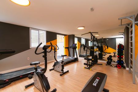 Studio para alugar com 16m², 1 quarto e sem vaga Studio para alugar com 16m², 1 quarto e sem vagaÁrea comum - Academia