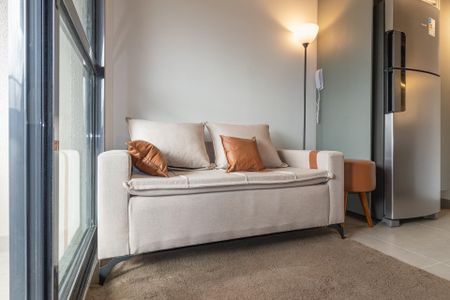 Studio à venda com 27m², 1 quarto e sem vagaSala