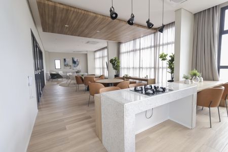 Studio à venda com 27m², 1 quarto e sem vagaÁrea comum - Salão de festas