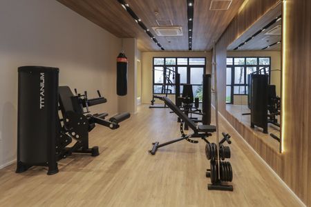 Studio à venda com 27m², 1 quarto e sem vagaÁrea comum - Academia