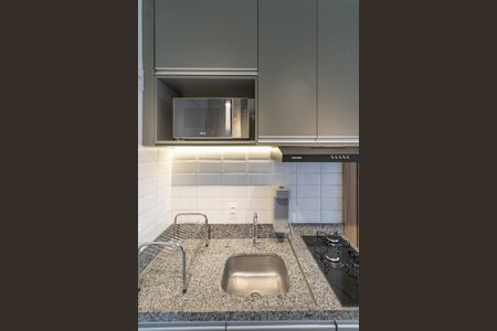 Studio à venda com 27m², 1 quarto e sem vagaCozinha