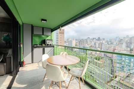 Sacada de apartamento à venda com 1 quarto, 50m² em Bela Vista, São Paulo