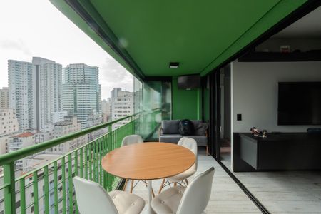 Sacada de apartamento à venda com 1 quarto, 50m² em Bela Vista, São Paulo