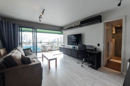 Sala de apartamento à venda com 1 quarto, 50m² em Bela Vista, São Paulo