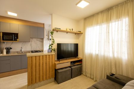 Sala/Cozinha de apartamento à venda com 2 quartos, 36m² em Pedreira, São Paulo