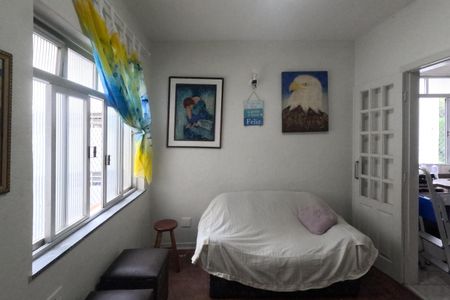 Sala de apartamento para alugar com 1 quarto, 40m² em José Menino, Santos