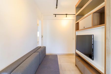 Sala de apartamento para alugar com 1 quarto, 35m² em Santo Amaro, São Paulo