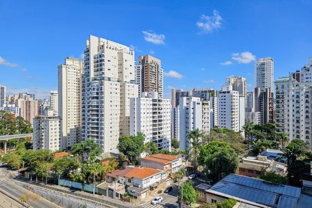 Vista da Varanda da Sala de apartamento para alugar com 1 quarto, 35m² em Santo Amaro, São Paulo