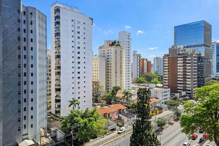 Apartamento para alugar com 35m², 1 quarto e 1 vaga Apartamento para alugar com 35m², 1 quarto e 1 vagaVista da Varanda da Sala